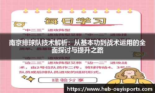 南京排球队技术解析：从基本功到战术运用的全面探讨与提升之路